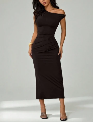 Rochie medie SHEIN, maro