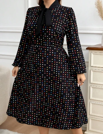 Rochie medie SHEIN CURVE, negru