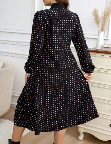 Rochie medie SHEIN CURVE, negru