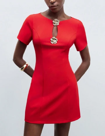 Rochie scurta SHEIN, rosu