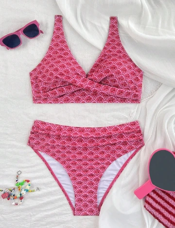 Costum de baie SHEIN, roz