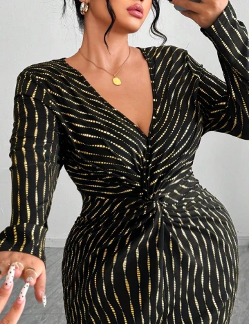 Rochie lunga SHEIN CURVE, negru