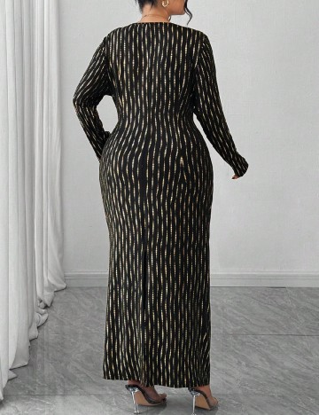 Rochie lunga SHEIN CURVE, negru