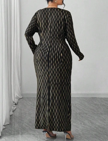 Rochie lunga SHEIN CURVE, negru