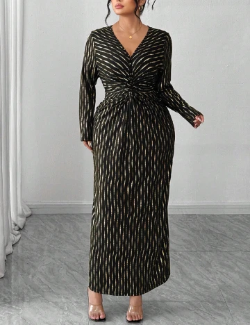 Rochie lunga SHEIN CURVE, negru