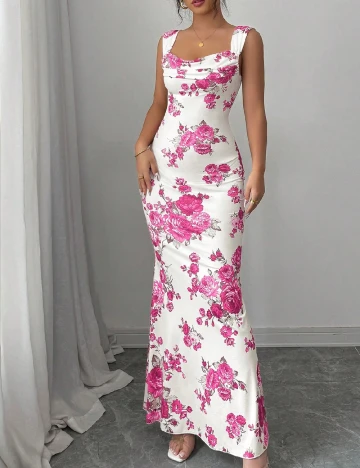 Rochie lunga SHEIN, floral print