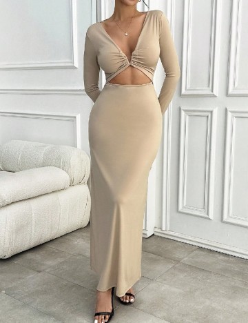 Rochie lunga SHEIN, bej