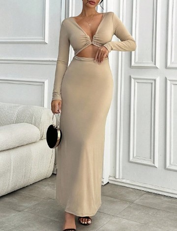 Rochie lunga SHEIN, bej