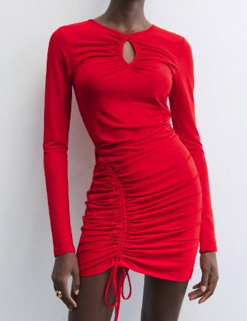 Rochie scurta SHEIN, rosu