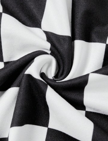 Rochie lunga SHEIN CURVE, alb/negru