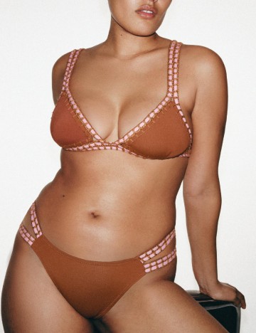 
						Sutien de baie Zara, maro