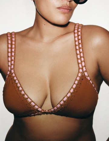 Sutien de baie Zara, maro