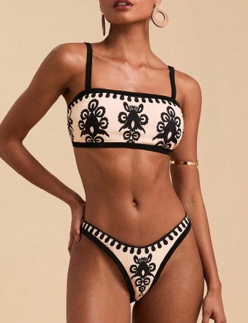 
						Costum de baie SHEIN, bej