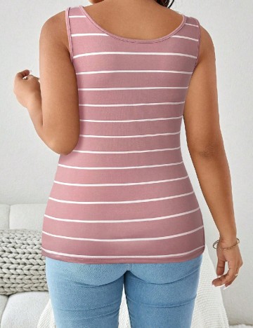 Maiou SHEIN CURVE, roz/alb