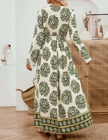 Rochie lunga Emery Rose, verde