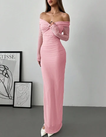 Rochie lunga SHEIN, roz