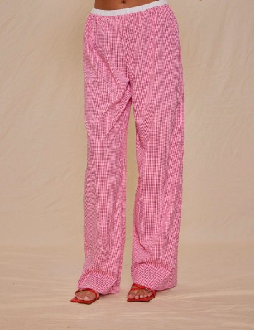 Pantaloni Musera, rosu