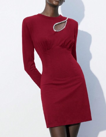 Rochie scurta SHEIN, visiniu