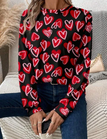 Bluza Emery Rose, mix culori