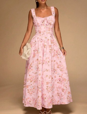 
						Rochie lunga SHEIN, roz