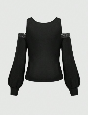 Bluza SHEIN CURVE, negru