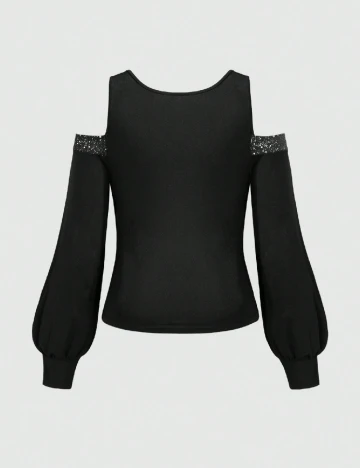 Bluza SHEIN CURVE, negru