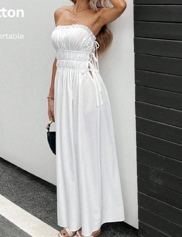 
						Rochie lunga SHEIN, alb