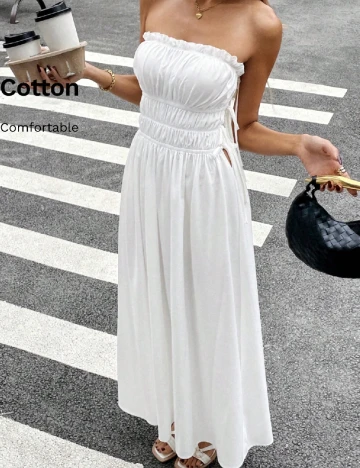 Rochie lunga SHEIN, alb