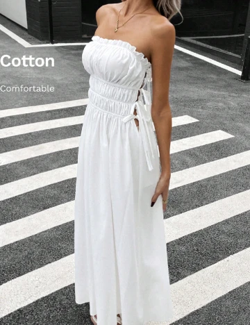 Rochie lunga SHEIN, alb