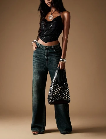 Top Missguided, negru