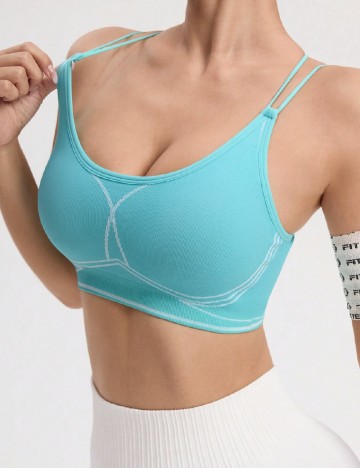 
						Bustiera SHEIN, albastru