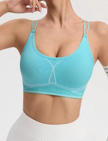 Bustiera SHEIN, albastru