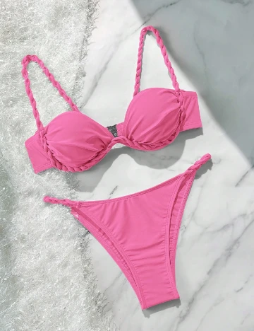 Costum de baie SHEIN, roz