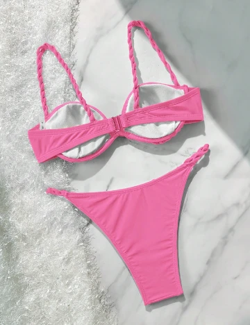 Costum de baie SHEIN, roz