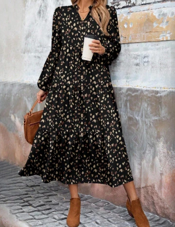 Rochie medie SHEIN, negru