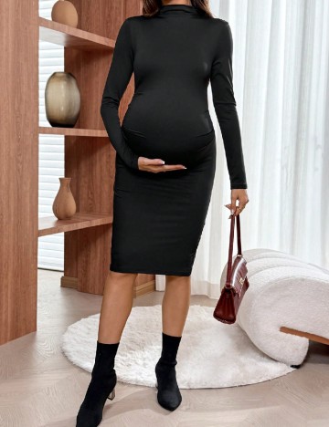 
						Rochie medie SHEIN Maternity, negru