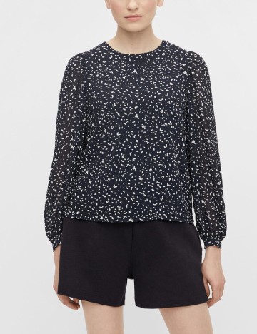 Bluza Object, bleumarin, 36