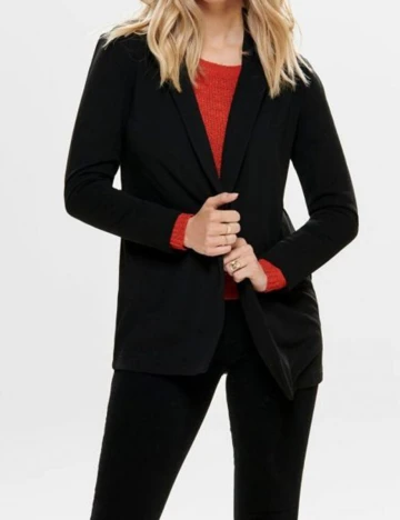 Blazer Jacqueline de Yong, negru, S Negru