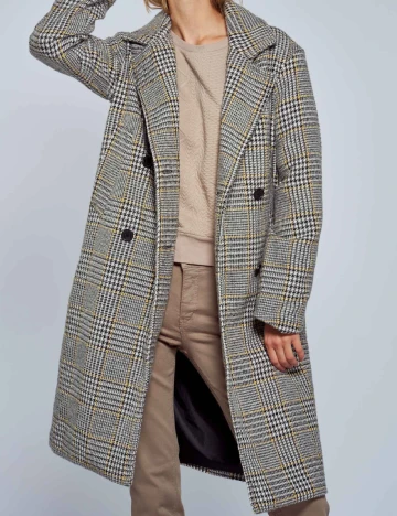 Palton Jacqueline de Yong, gri, XS Gri