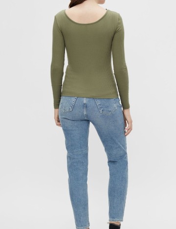 Bluza Pieces, verde, M