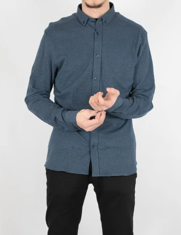 Camasa Selected, albastru, L Albastru