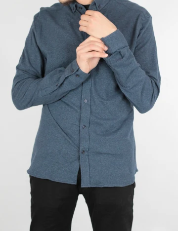 Camasa Selected, albastru, L Albastru