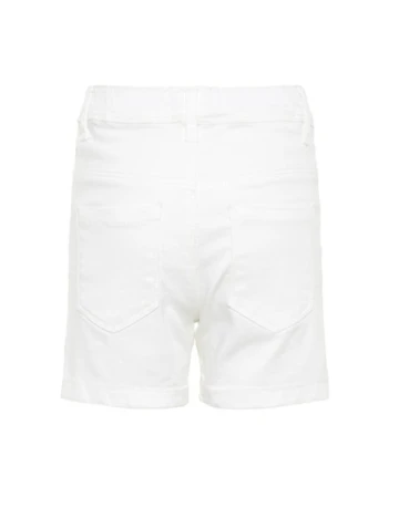 Pantaloni scurti Name It, alb, 5 ANI