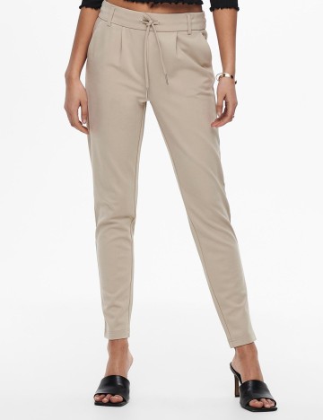 Pantaloni Only, crem, L/30