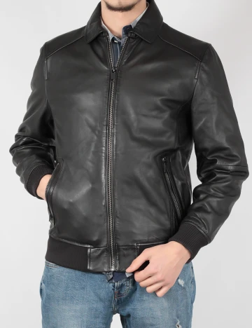 Geaca C&A, negru, M Negru