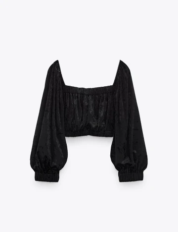 Top Zara, negru, M