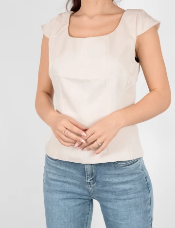 Tricou Vila, crem, 38