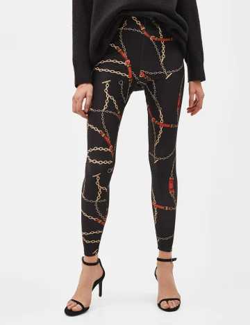 Colanti Bershka, negru