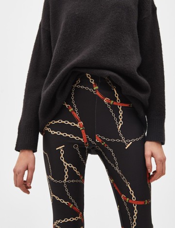 Colanti Bershka, negru