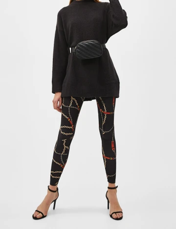 Colanti Bershka, negru